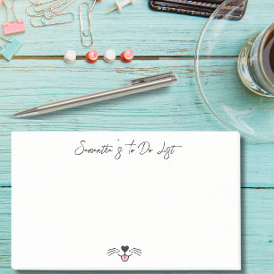 Funny Dog Mom To Do List Personalized Pet Animal  Post-it Notes