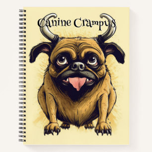Funny Dog Monster: Canine Krampus Notebook