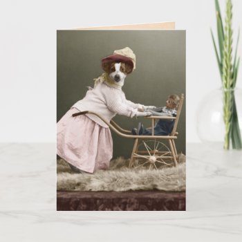 Funny Dog Mother's Day Thank You Card by DoggieAvenue at Zazzle