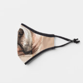 funny dog mouth nose overlay | bulldog premium face mask (Left)