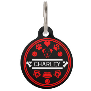 Funny Dog Name Pet ID Tag