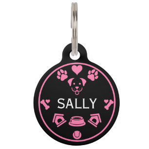 Funny Dog Name Pet ID Tag