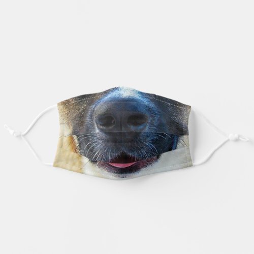 Funny Dog Noes  Mouth Smile Adult Cloth Face Mask