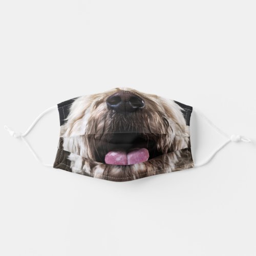 Funny Dog Nose Close Up Cloth Face Mask