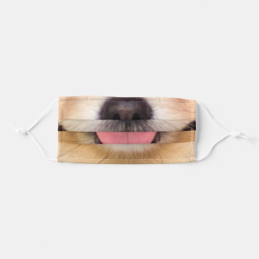 Funny Dog Nose Face Mask (Front, Folded)