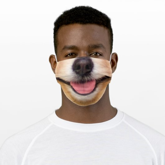 Funny Dog Nose Face Mask (Worn)