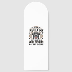 Funny Dog Opinion Vintage T-Shirt Design_1 Bookmarks