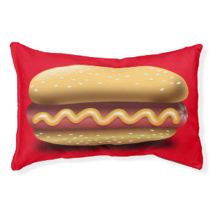 FUNNY DOG OR CAT BED, HOTDOG PET BED