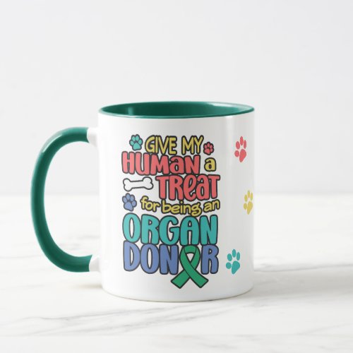 Funny Dog Organ Donation Awareness Coffee Mug