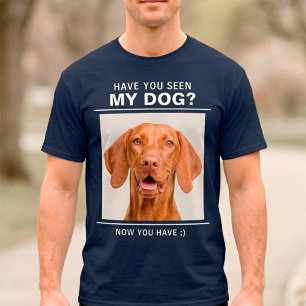 Funny Dog Owner Personalized Pet Photo T-Shirt