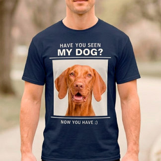 Funny Dog Owner Personalized Pet Photo T-Shirt