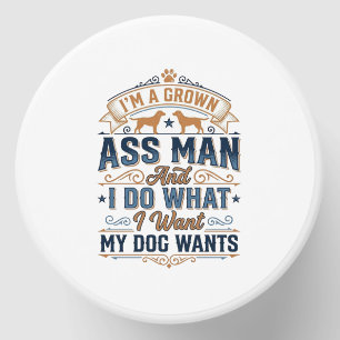 Funny Dog Owner Quote Vintage Vector Design_1 Mini Candle Favors