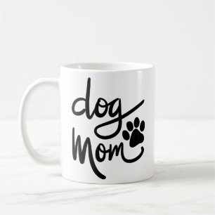 Funny Dog Paw Dog Mom Coffee Mug