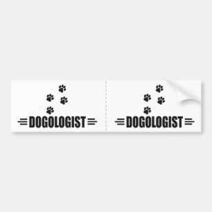 Funny Dog Paws Bumper Sticker