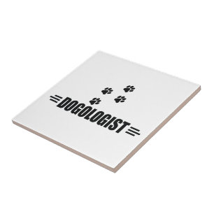 Funny Dog Paws Ceramic Tile