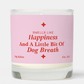 Funny Dog Pet Lover Mum Custom Gift Scented Candle