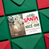 Funny Dog Photo Christmas Pet Picture Personalized