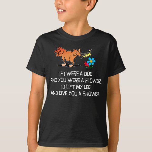 Funny Dog Poem Cartoon T_Shirt