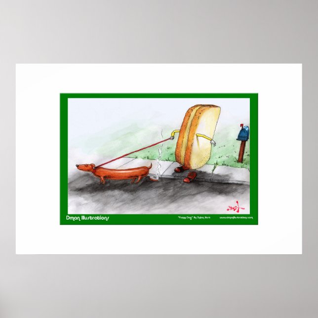 Funny Dog Poster (Front)