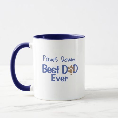 Funny Dog Pun Gift for Men Custom Dog Dad Mug