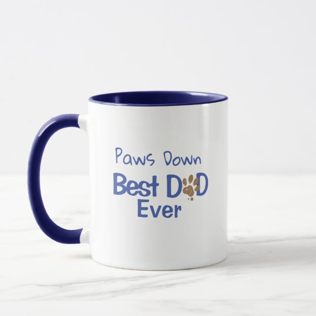 Funny Dog Pun Gift For Men - Custom Dog Dad Mug (Left)