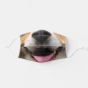 Funny dog puppy nose mouth smile muzzle cloth face mask