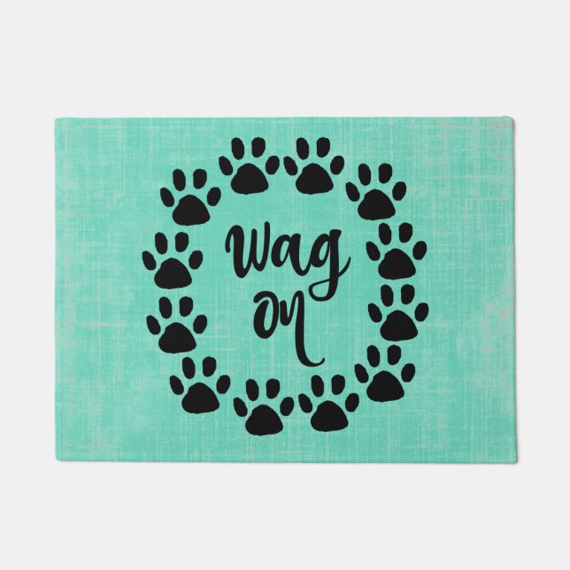 Funny Dog Quote Doormat (Front)