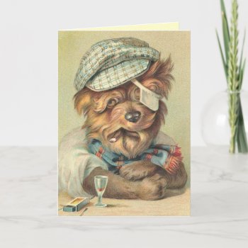 Funny Dog Retirement Card by DoggieAvenue at Zazzle