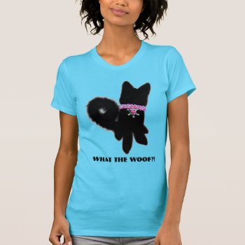 Funny Dog Shirt What The Woof?! by SPKCreative at Zazzle