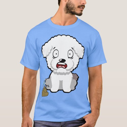 Funny dog smells stinky poo poo T_Shirt