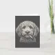 Funny Dog Smoking Cigarette Golden Doodle Card | Zazzle