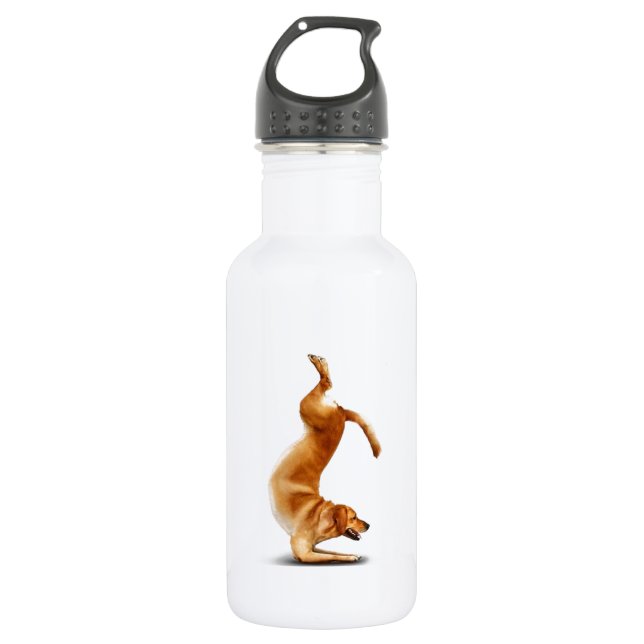 Funny dog stainless steel water bottle (Front)