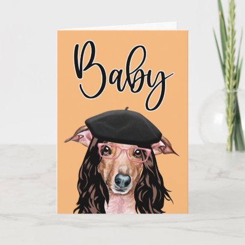 Funny dog suggestive birthday get party started card