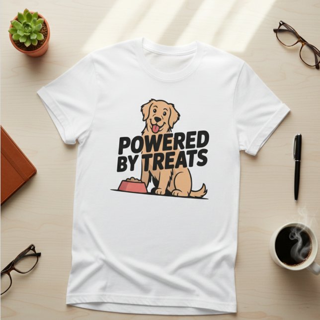 Funny Dog Treats Design T-Shirt (Creator Uploaded)