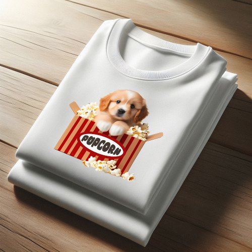Funny dog tshirt Pupcorn