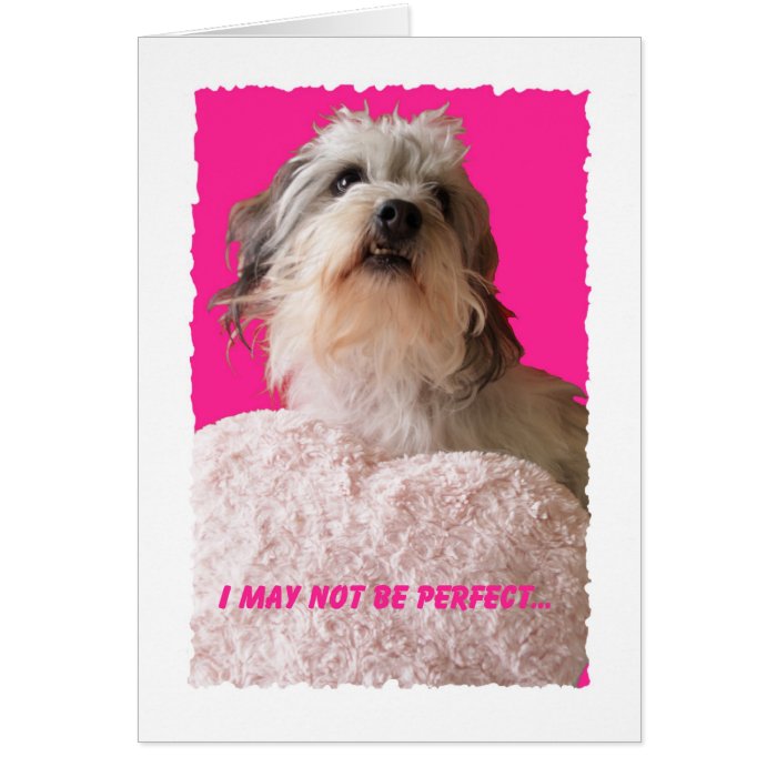 Funny Dog Valentine -- All Yours Valentine Card | Zazzle