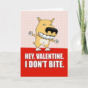 Funny Dog Valentine's Day card