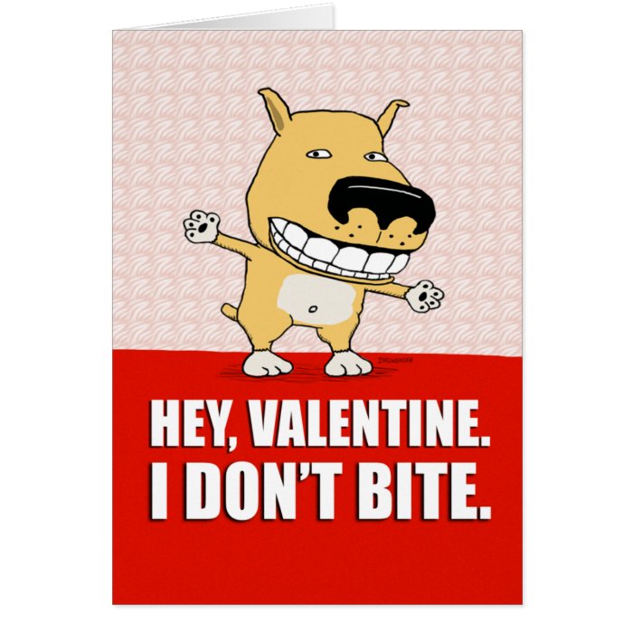 Funny Dog Valentine's Day card