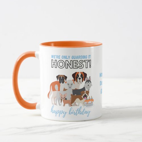 Funny Dog Walker Trainer Foster Dog Mom Birthday Mug