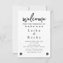 Funny Dog Wedding Invitation