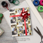 Funny Dog YAPPY PAWLIDAYS 4 Photo Personalized Wrapping Paper<br><div class="desc">Create your own personalized pet dog photo novelty Christmas holiday season giftwrap in featuring the funny greeting YAPPY PAWLIDAYS, 4 photos, your name and and dog paw prints overlay in your choice of colors for all text, pawprints or background color (shown in faux gold against white). ASSISTANCE: For help with...</div>