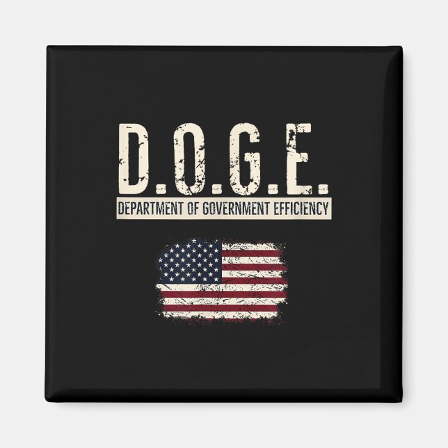 Funny Doge Department Of Government Efficiency Magnet (Front)