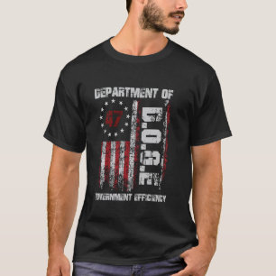 Funny DOGE Department Of Government Efficiency T-Shirt