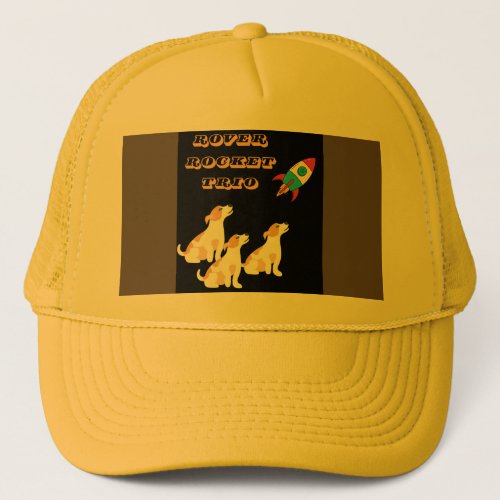 funny Doggy Space Mission  Trucker Hat