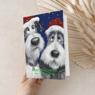 Funny Dogs Foiled Greeting Card