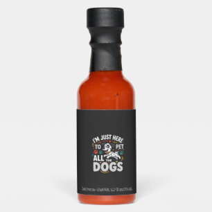 Funny Dogs Pet Lover Vector Hot Sauces