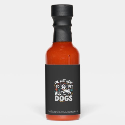 Funny Dogs Pet Lover Vector Hot Sauces