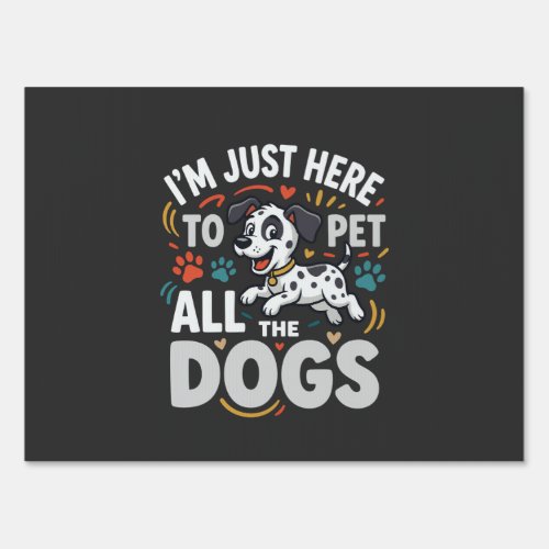 Funny Dogs Pet Lover Vector Sign