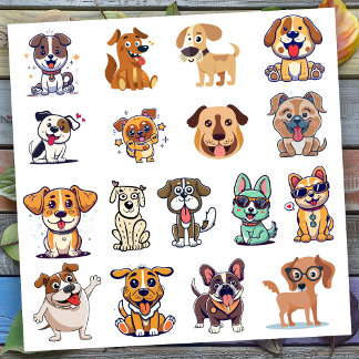 Funny Dogs Set 2 Sticker
