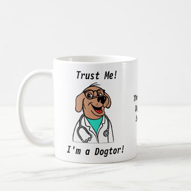 Funny Dogtor Vet Mug (Left)